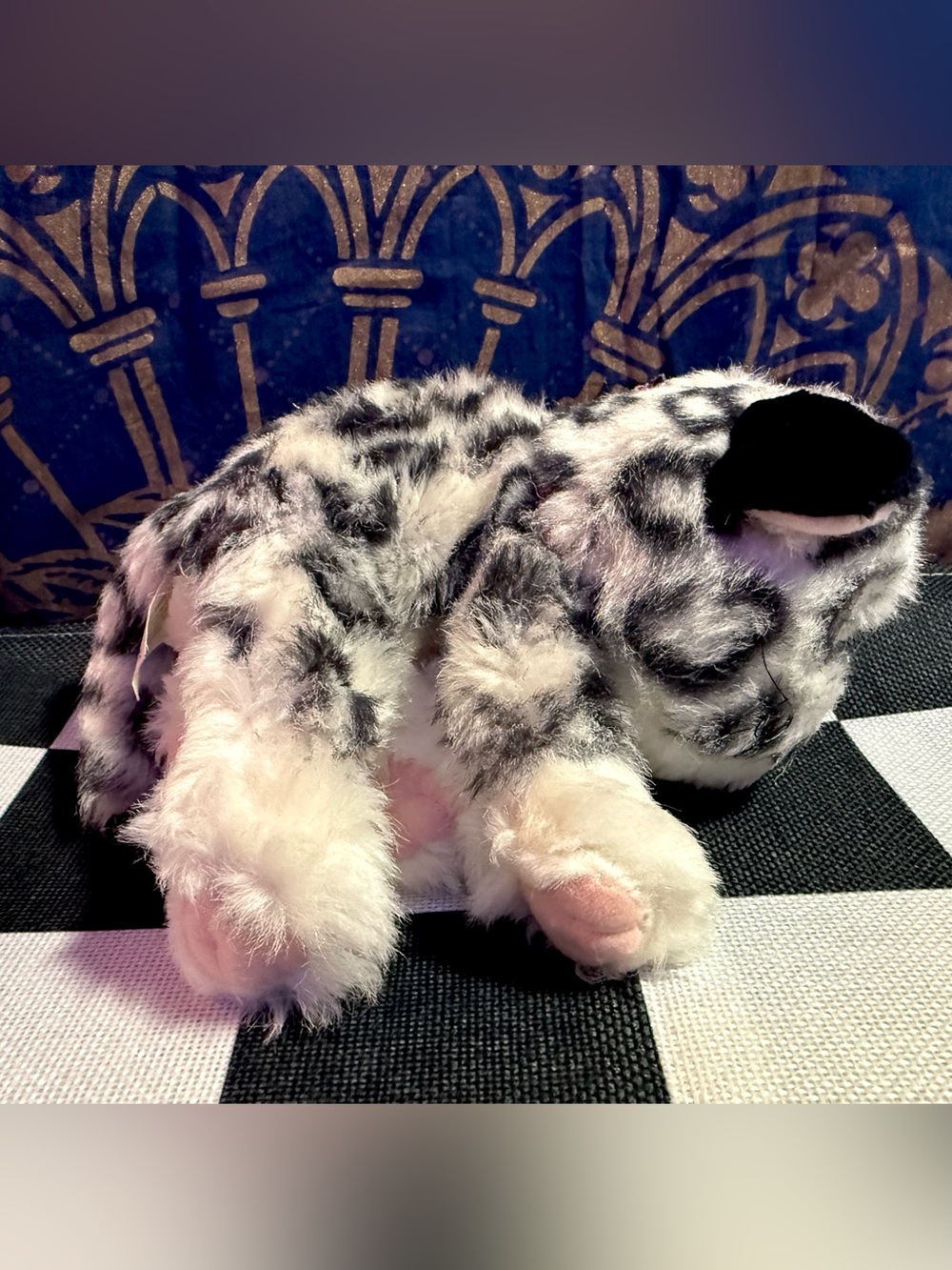 Tyco 1992 Kitty Kitty Kitten Spotted Purring Jungle Cat Rare Vintage Plush - Picture 6 of 9